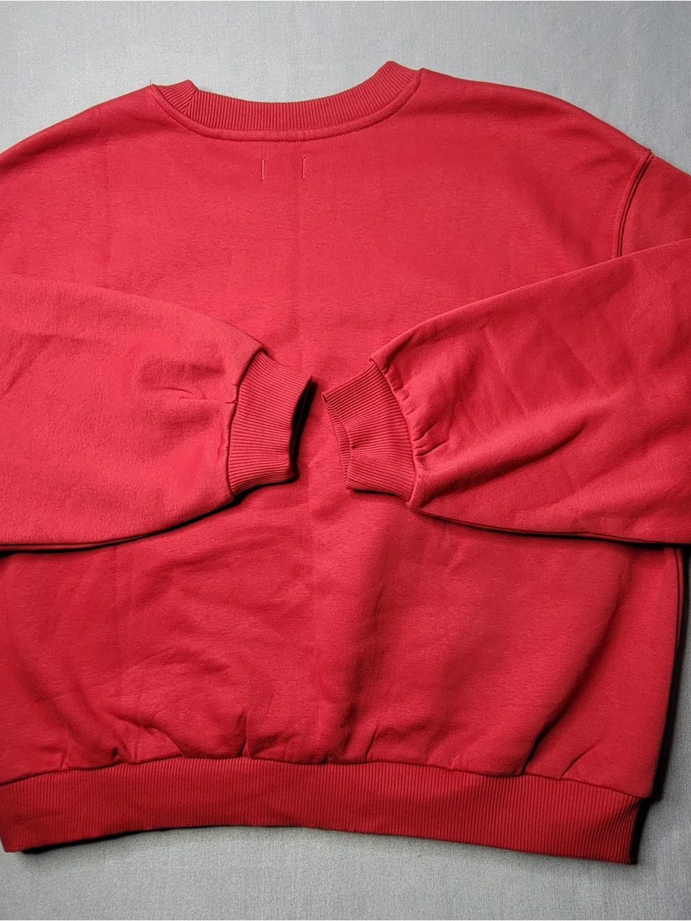 Wrangler Red Crewneck Sweatshirt with Western Embroidery - Picture 12 of 12